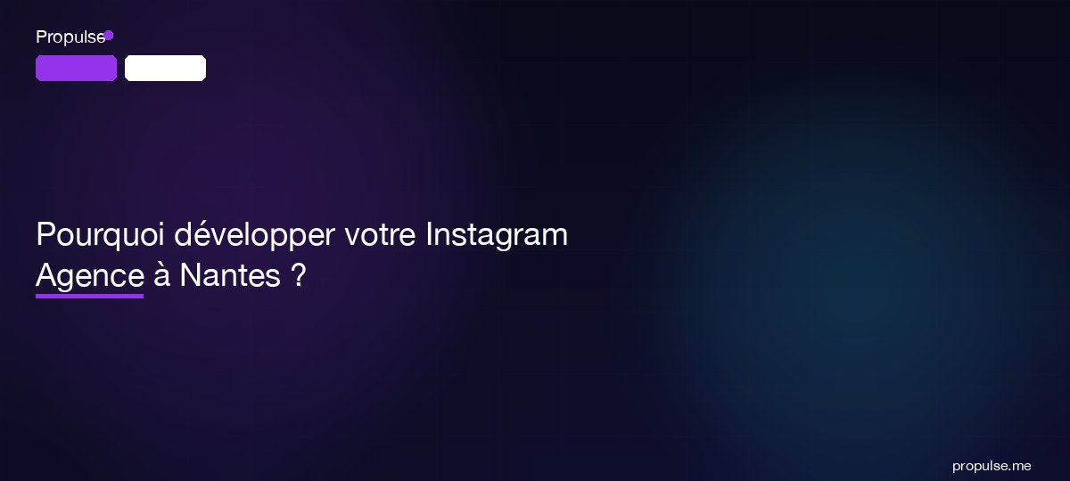 Pourquoi développer votre Instagram Agence à Nantes ?