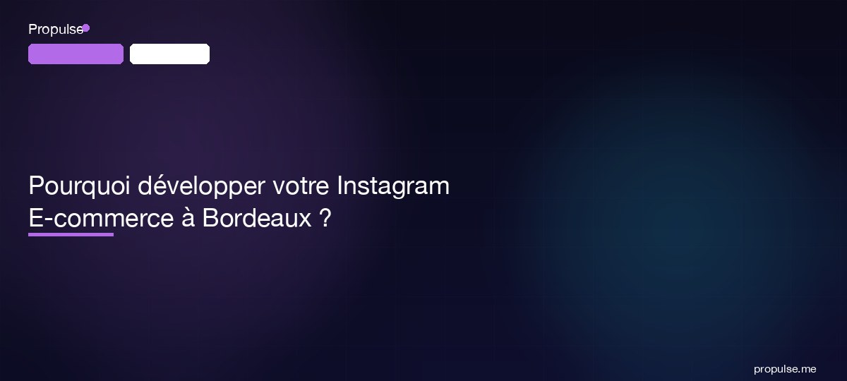 Pourquoi développer votre Instagram E-commerce à Bordeaux ?