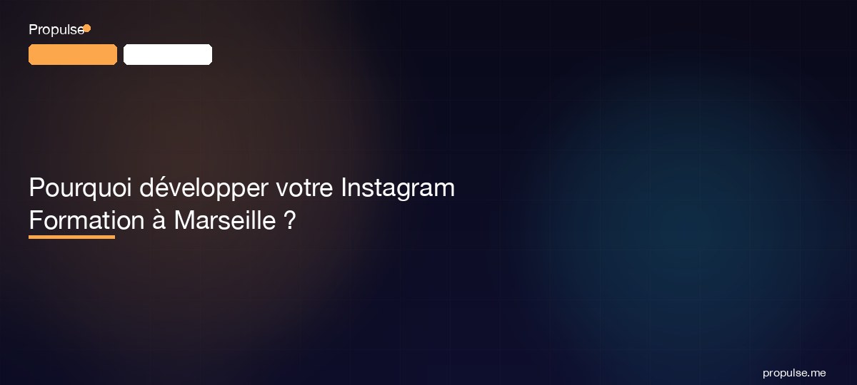Pourquoi développer votre Instagram Formation à Marseille ?