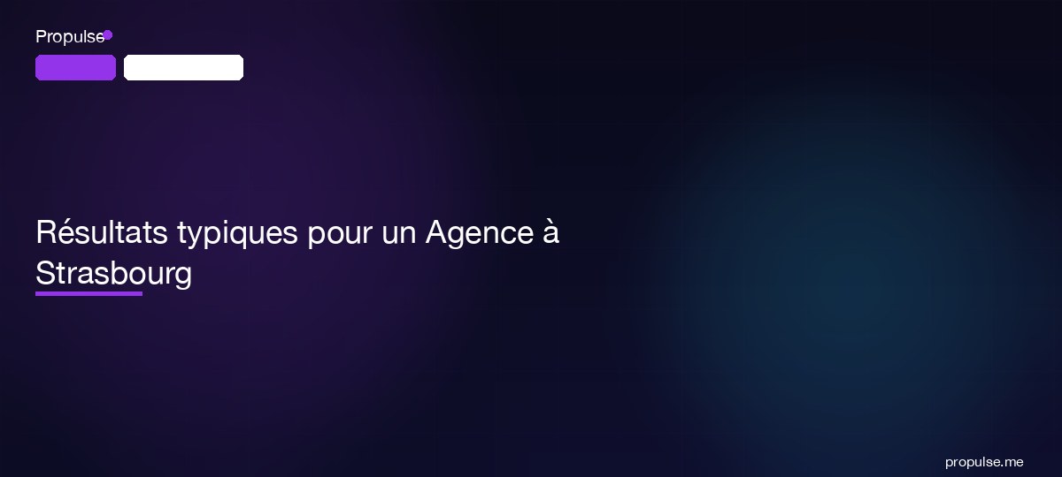 Résultats typiques pour un Agence à Strasbourg