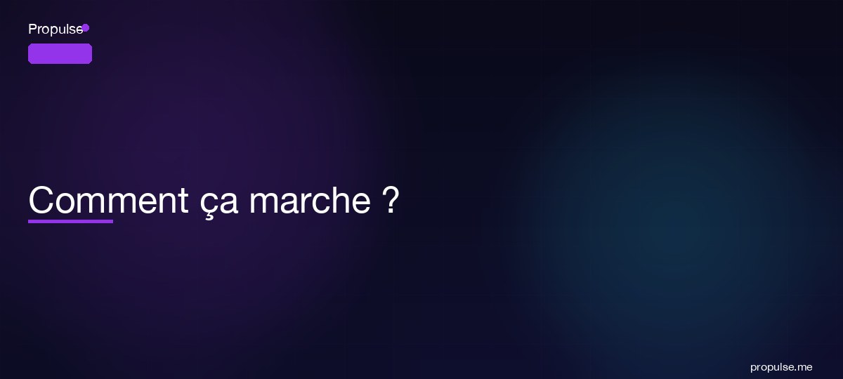 Comment ça marche ?