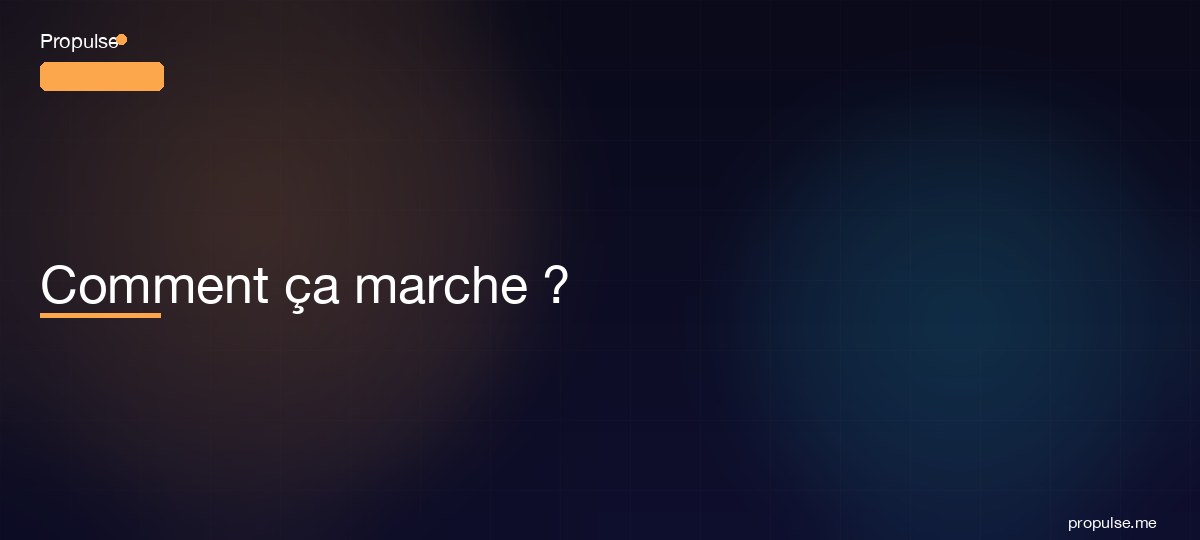 Comment ça marche ?